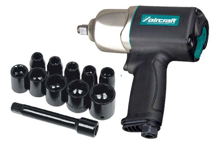 Příklepový utahovák 1/2" Komposit PRO – sada (2401430)