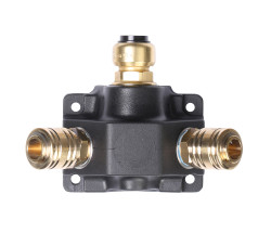 Rozdeľovacia krabica s 2 rýchlospojkami ø 18 mm