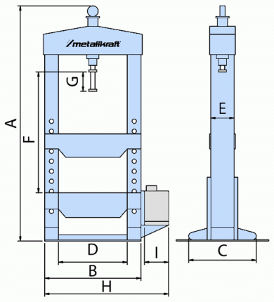 Ručný hydraulický lis WPP 20