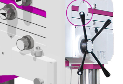 Stĺpová prevodová vŕtačka OPTIdrill DH 35 V