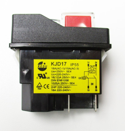 Hlavný vypínač pre magnetické vrtačky MB 351, MB 351 F, MB 502 E, KE 16-2