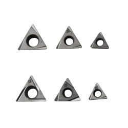 Břitové destičky pro vyvrtávací hlavy - na ocel (č. 5 a 6)