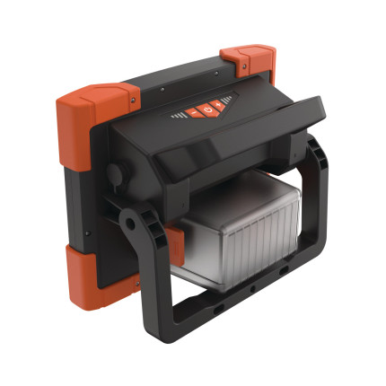 Hybridný LED stavebný reflektor LBS 10000 AC/DC