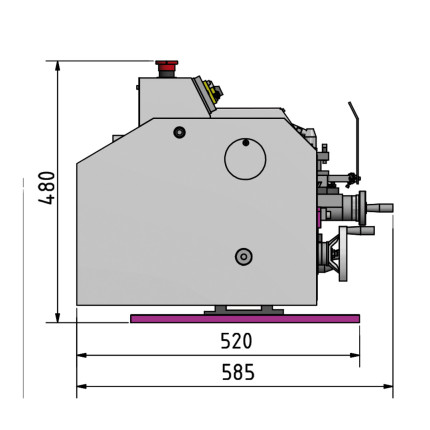Stolný sústruh OPTIturn TU 2304 V