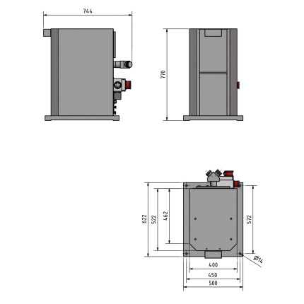 Podstavec s odsáváním GU 5 pro kotoučové brusky