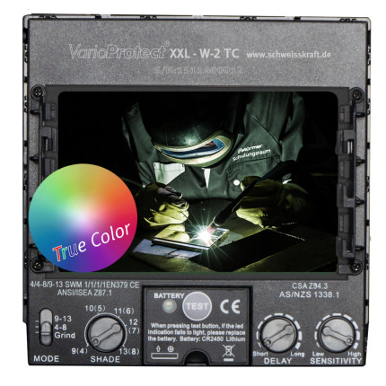 Samostmievacie zváracie kukla  VarioProtect XXL-W-2 TC red