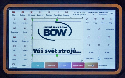 Prenosný značiaci laser na batérie GQ 30 C - 30W