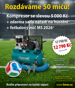 Piestový kompresor Airstar 403/50 E (400 V) + lopta a sada pneunáradia ZADARMO*