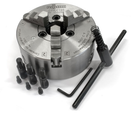 RÖHM 3-čeľusťové skľučovadlo Ø 160 mm Camlock č. 4