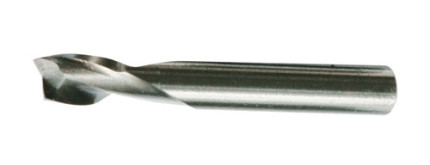 Frézy stopkové dvojbřité Ø 4,6,8,10,12,14,16 - sada (71010045). Ilustrační foto. Na obrázku dvojbřitá fréza Ø 6 mm (71010039).