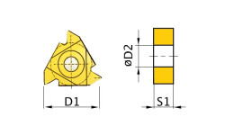 Rezné doštičky AR 60°, 5 ks