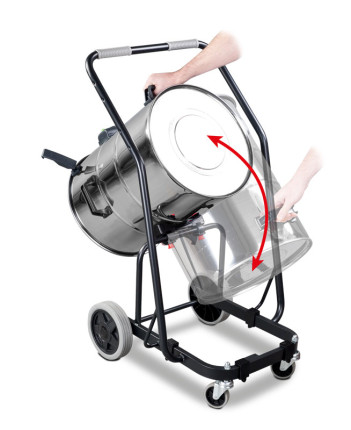 Vysávač dryCAT 362 IRSCT-3 pre suché sanie (s automatickým prefukom filtrov) 