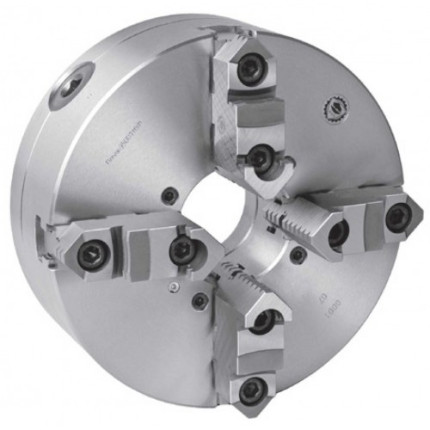 Čtyřčelisťové sklíčidlo litinové, Ø 160 mm BISON (3450236).