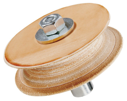 Kožený obtahovací kotouč 100 mm - profil (5760053).