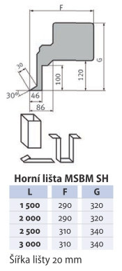 Ohýbačka plechu  MSBM 3020-15 SH