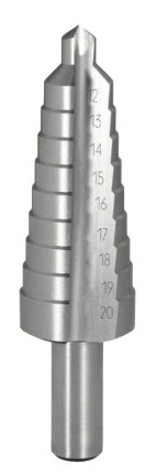 Stupňovité vrtáky, súprava 3 ks, 4 – 30 mm