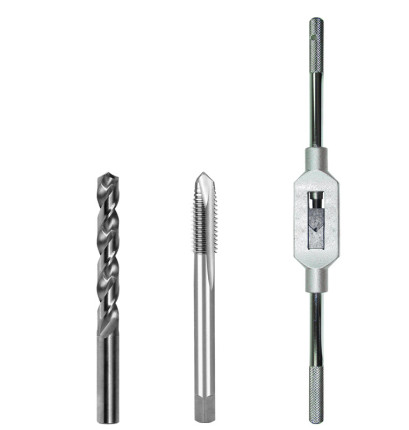 Vrtáky a závitníky, sada 15 ks